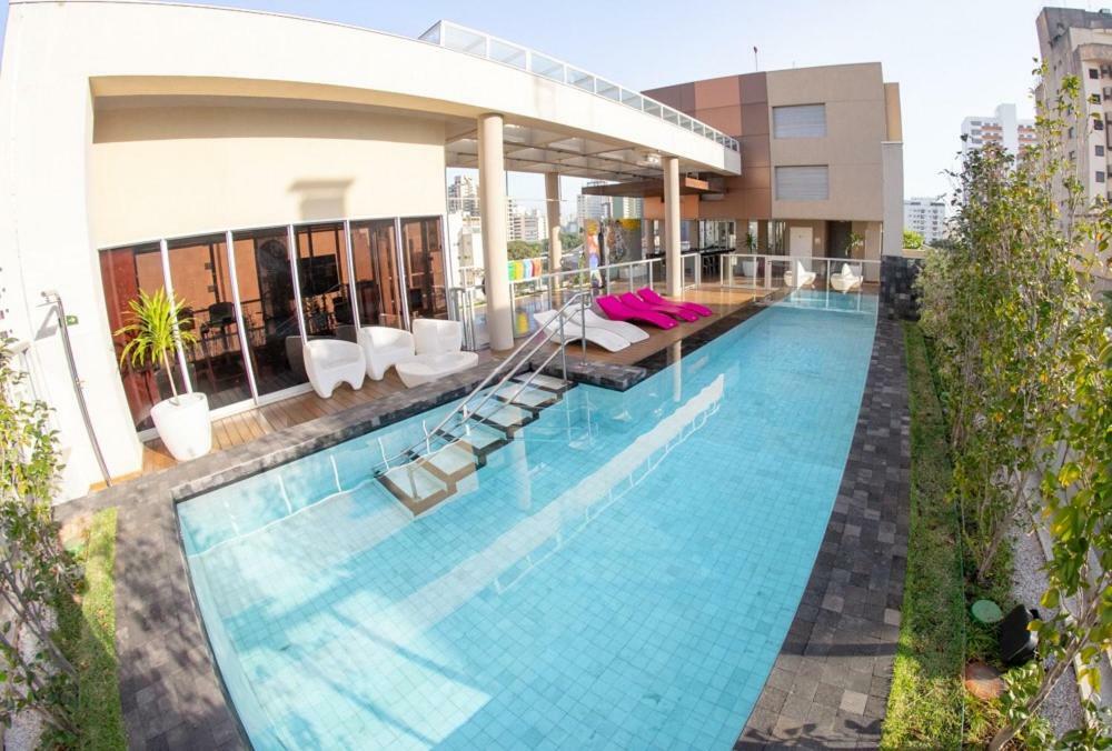 Moderno Apto Com Piscina Rua Augusta E Frei Caneca 圣保罗 外观 照片